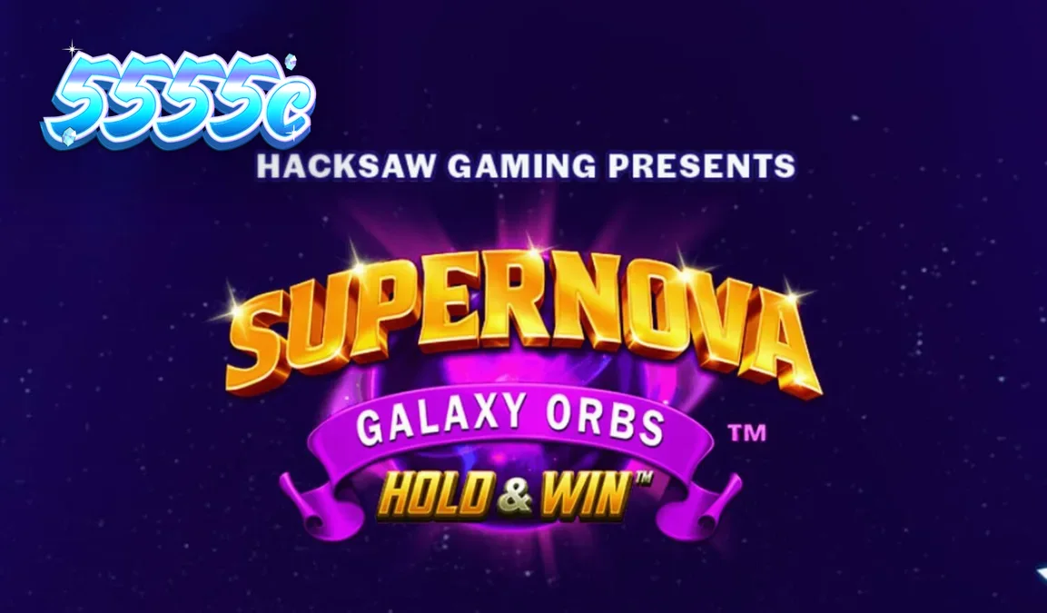 Interface do slot Supernova Galaxy Orbs com símbolos de frutas e orbes cósmicas